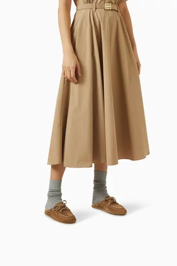 Faded Mules in Suede