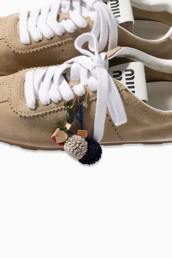 Micro Trick Clip-on Charm in Leather