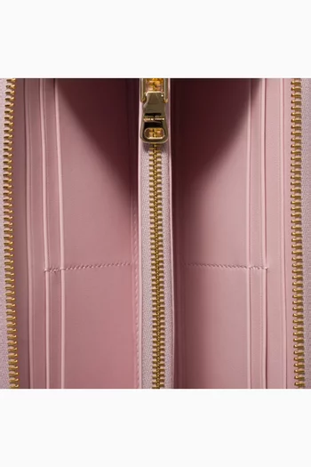 Large Matelassé Wallet in Nappa Leather