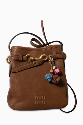 Micro Trick Clip-on Charm in Leather