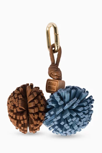 Micro Trick Clip-on Charm in Leather