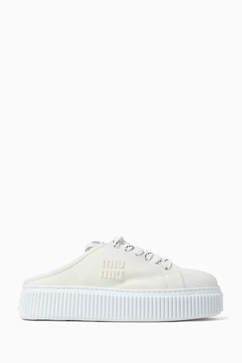 Sneaker Mules in Denim