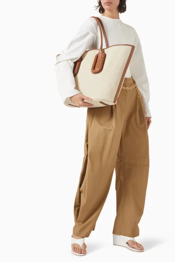 Large Babe Tote Bag in Canvas