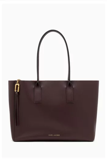 Work Tote Bag in Grained Leather