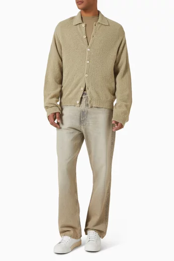 Evening Polo Sweater in Alpaca-blend