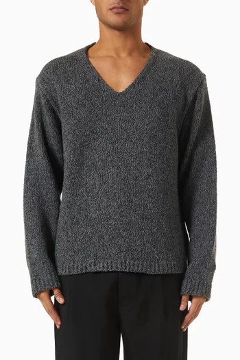 Link Knit Sweater in Wool