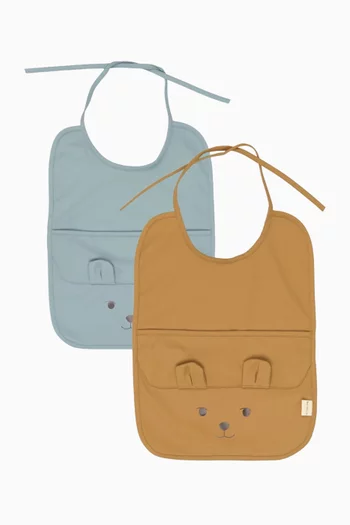 Bear Long Bib 2-Pack