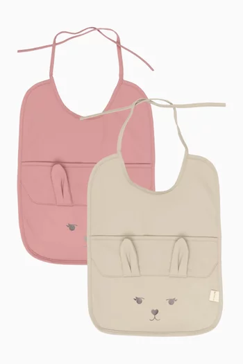 Bunny Long Bib 2-Pack