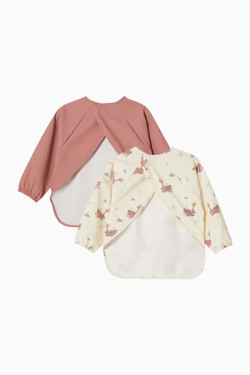 Little Flyers Sleeve Bib 2-Pack