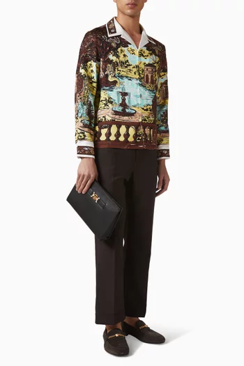 The Grotto Shirt in Silk Twill
