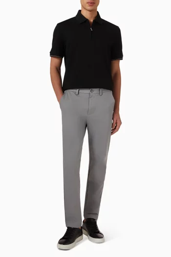 Slim-fit Pants in Cotton-blend