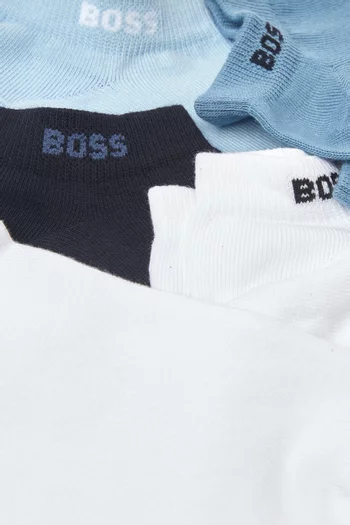 Logo Socks. in Cotton-blend, Set of 3