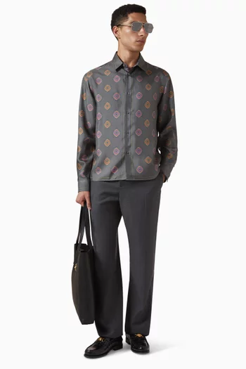 The Suitor Shirt in Silk Twill