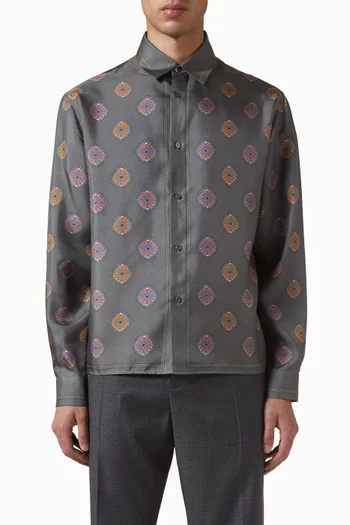 The Suitor Shirt in Silk Twill