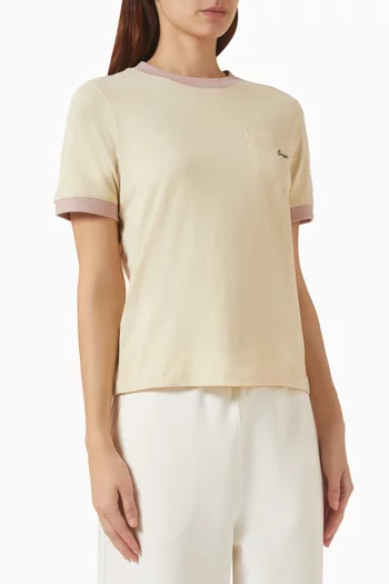 Slim-fit T-shirt in Cotton