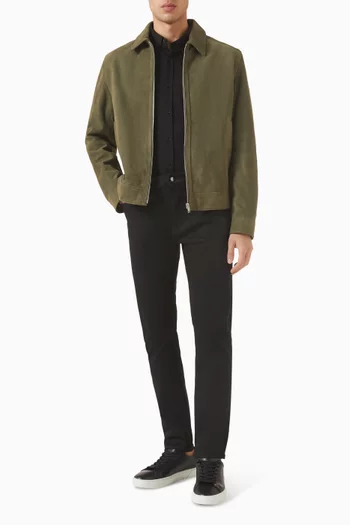 Zip Jacket in Leather
