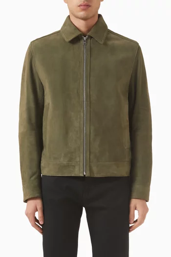 Zip Jacket in Leather