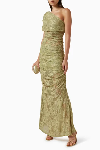 Fiorella Top & Maxi Skirt Set in Lace