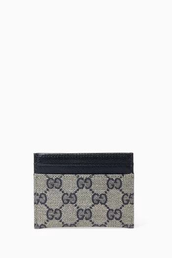 GG Essence Card Case in Coated Canvas