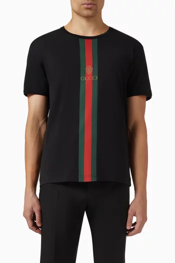 Web T-shirt in Cotton-jersey