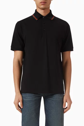 Polo Shirt in Cotton Pique