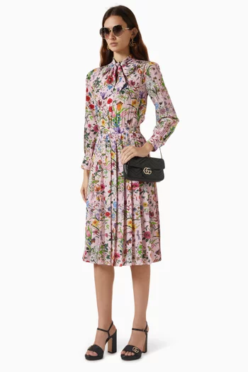 Printed Dress in Silk