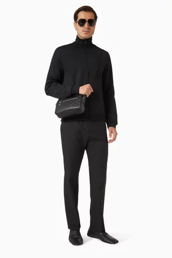 Zip Jacket in Silk-jersey