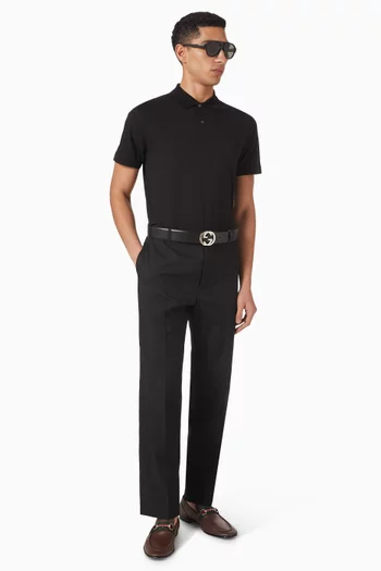 Polo Shirt in Cotton Jersey