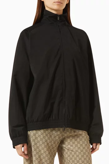 Zip Jacket in Soft Touch Technical Fabric