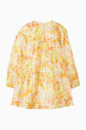 Solstice Panelled Dress in Cotton