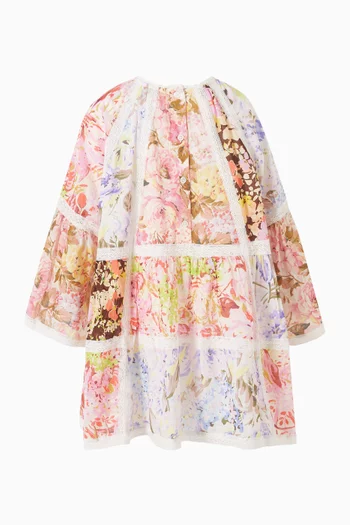 Solstice Spliced Dress in Cotton