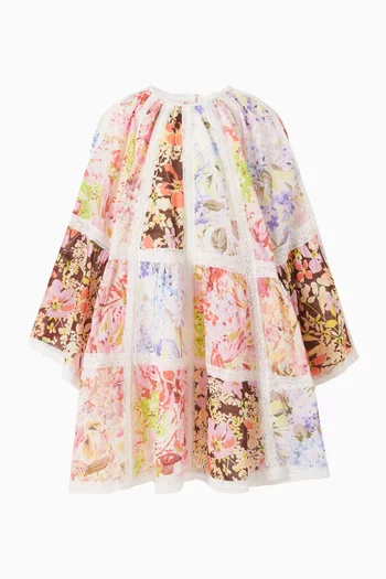 Solstice Spliced Dress in Cotton