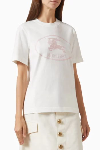 Frankie Logo T-shirt in Cotton