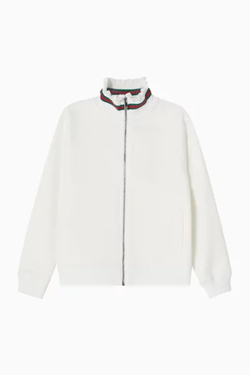 Zip Jacket in Jersey
