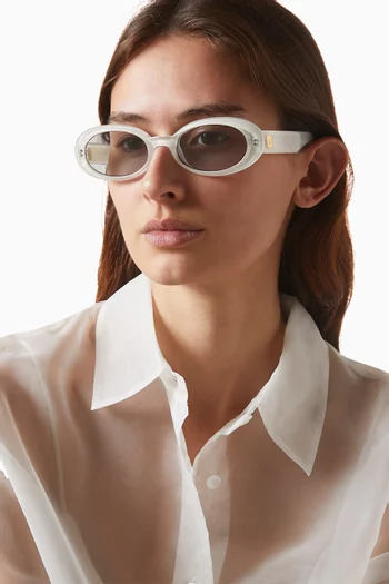 Work It Oval Sunglasses