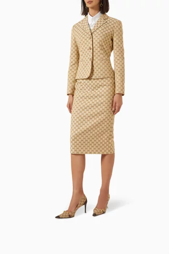 Donna 80 Pumps in GG Canvas