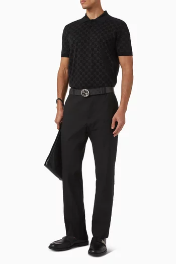Polo Shirt in Fine Viscose