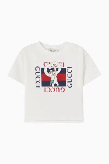 Graphic Logo T-shirt in Cotton Jersey