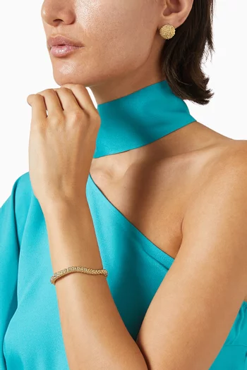 Baya Claw Cuff in 18kt Recycled Gold-Plated Brass