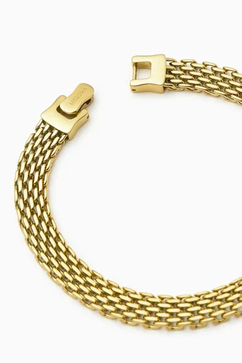 Heirloom Chain Bracelet in 18kt Gold-plated Steel