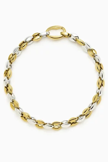 Mariner Chain Bracelet in 18kt Gold-plated Steel