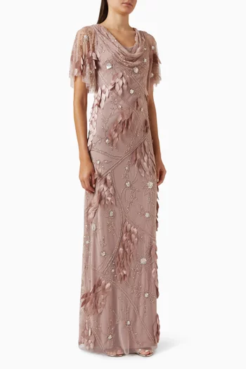 Raha Embellished Gown