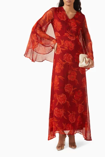 Mabel Floral-print Maxi Dress