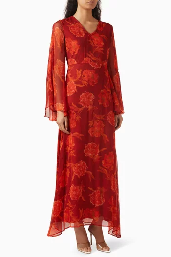 Mabel Floral-print Maxi Dress