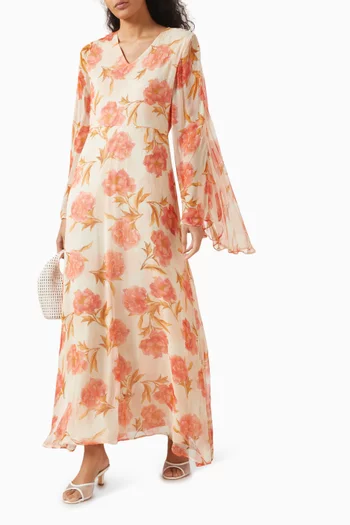 Mabel Floral-print Maxi Dress