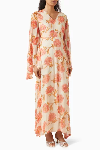 Mabel Floral-print Maxi Dress