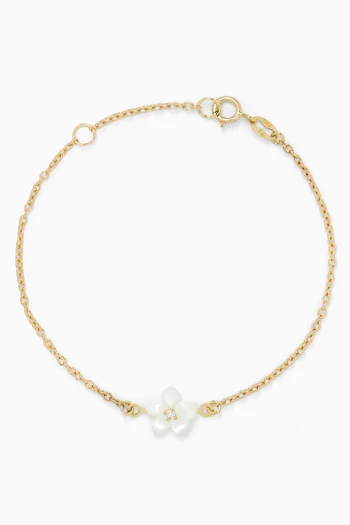 Snow Pearl Diamond Bracelet in 18kt Gold