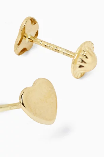 Heart Earrings in 18kt Gold