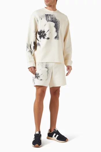 Artful-print Sweatshirt in Jersey