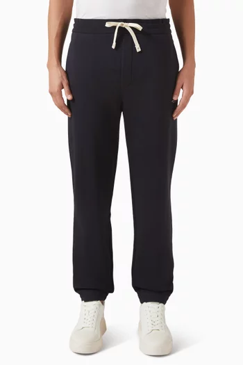 AX Logo Straight-leg Sweatpants in Cotton-terry